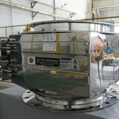 Pnömatik Tahrikli, Sürekli Demir Giderme için Yüksek Gradyanlı, Kendi Kendini Temizleyen Kalıcı Mıknatıslı Ayırıcı