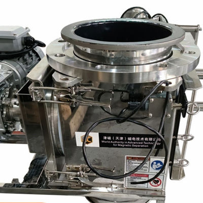 Enerji tasarrufu Rotary Magnetic Separator 24/7 Operasyon Düşük Bakım Demir Separator Makine